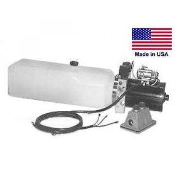 COMMERCIAL Hydraulic DC Power Unit - 4 Way Function - Horizontal Mount 1.87 Gal