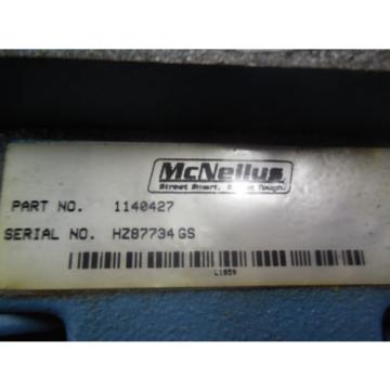 NEW McNELLUS HYDRAULIC PUMP 1140427 PERMCO