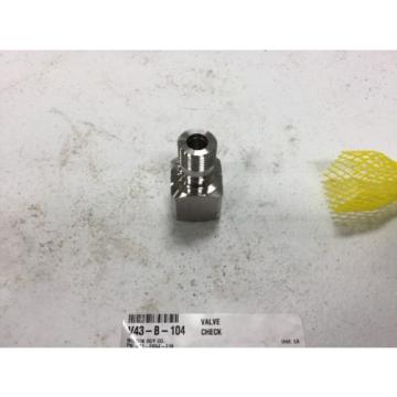 Milton Roy Check Valve PN 221 - 0864 - 016 Stainless Steel