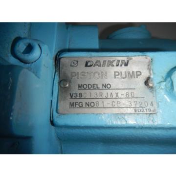 Daiken V38-C13RJAX-80 Hydraulic Piston pump