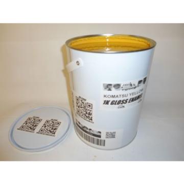 Komatsu Excavator Dozer Yellow Gloss paint 5 Litre