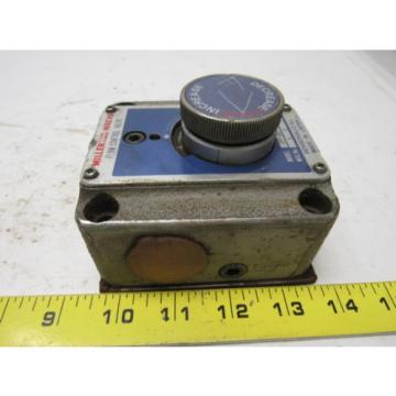 Miller Nachi CFT-G02-13G-E30 Hydraulic Flow Control Valve