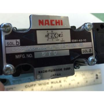 Origin OLD NACHI DSS-G06-A3X-A-C115-E9623B HYDRAULIC DIRECTIONAL VALVE 5Y0 BZA