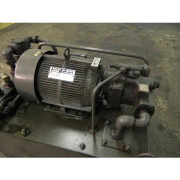 Nachi 3 HP 22kW Complete Hyd Unit w/ Tank,# S-3382-6, PVS-1B-19N1-2408B Used