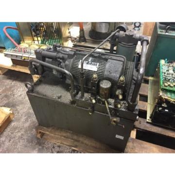 Nachi 2 HP 15kW Complete Hyd Unit w/ Tank, PVS-1B-16N1-2535A, Used, WARRANTY