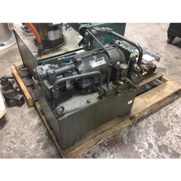 Nachi 2 HP 15kW Complete Hyd Unit w/ Tank, PVS-1B-16N1-2535A, Used, WARRANTY