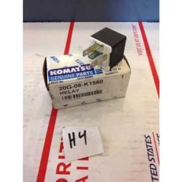 New OEM Komatsu Genuine Parts Relay 20G-06-K1560 Warranty! Fast Shipping!