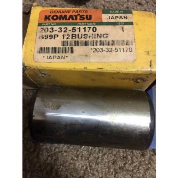 New OEM Genuine Komatsu Excavator Boom B99P 12 Bushing 203-32-51170