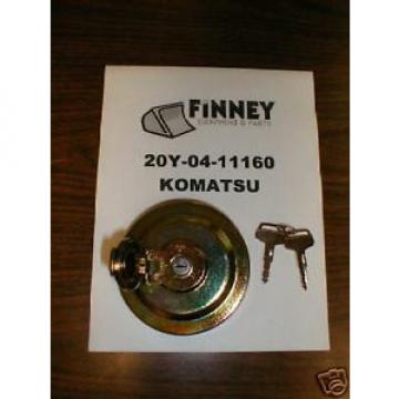 Komatsu Excavator Locking Fuel Cap 20Y-04-11161 NEW with keys PC120 PC220 PC225