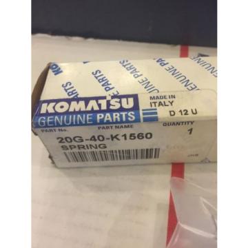 New OEM Genuine Komatsu PC Series Excavators Spring 20G-40-K1560 Warranty