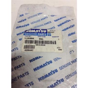 *NEW* GENUINE KOMATSU SEAL  PART # 20E-60-K6640! *Warranty* *Fast Shipping*