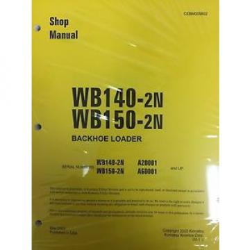 Komatsu WB140-2N, WB150-2N Backhoe Service Shop Manual