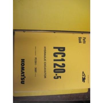 OEM KOMATSU PC120-5 PARTS Catalog Manual Book