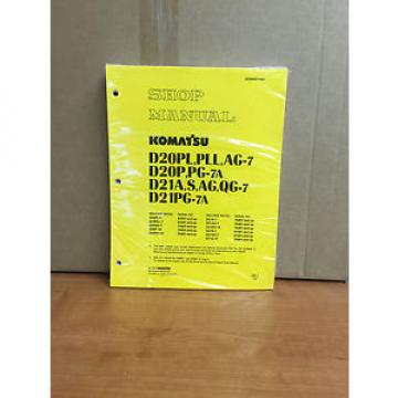 Komatsu D20P-7 D21A-7 D21PG-7A Dozer Shop Service Repair Manual SEBM001408