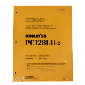 Komatsu Service PC128UU-2 Shop Manual Book NEW