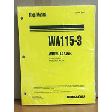 Komatsu WA115-3 Wheel Loader Shop Service Repair Manual