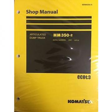 Komatsu HM350-2 Shop Service Manual Articulated Dump Truck