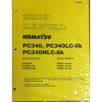 Komatsu PC340-6K, PC340LC-6K, PC340NLC-6K Hydraulic Excavator Shop Manual