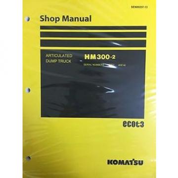 Komatsu HM300-2 Shop Service Manual Articulated Dump Truck