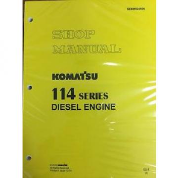 Komatsu 114 Series Engine Factory Shop Service Repair Manual