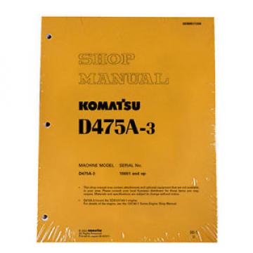 Komatsu D475A-3 Service Repair Workshop Printed Manual