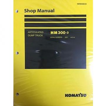 Komatsu HM300-3 Shop Service Manual Articulated Dump Truck