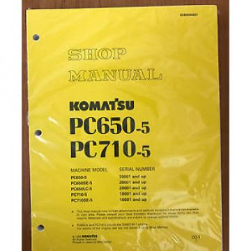 Komatsu Service PC650-5 PC710SE-5 PC650LC-5 PC710-5 PC650SE-5 Manual SHOP