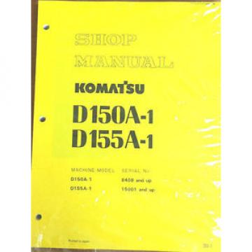 Komatsu D150A-1, D155A-1 Crawler, Dozer, Bulldozer Shop Repair Service Manual