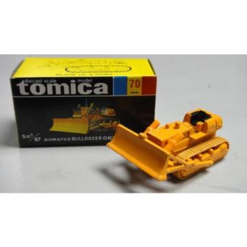 VINTAGE TOMICA 70 KOMATSU BULLDOZER D65A JAPAN RARE