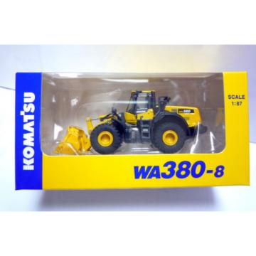 Komatsu Official Diecast Model Wheel Loader WA380-8 / 1:87 / Japan Exclusive