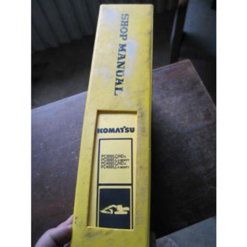 OEM Komatsu PC300 LC-5 PC400 LC-5 SHOP SERVICE REPAIR Manual Book