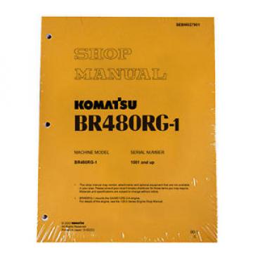 Komatsu Service BR480RG-1 Mobile Crusher Repair Manual