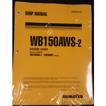 Komatsu Service WB150AWS-2 Backhoe Loader Shop Manual