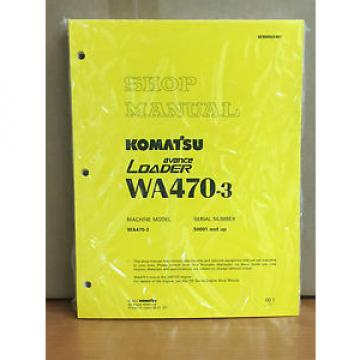 Komatsu WA470-3 Avance Wheel Loader Shop Service Repair Manual