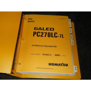 Komatsu PC270LC-7L shop manual A86001 up