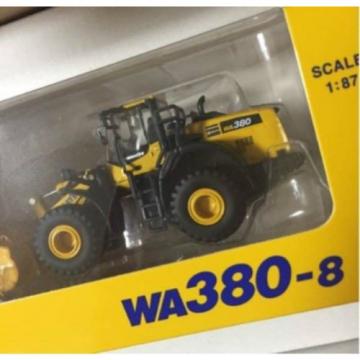 NEW 1/87 Komatsu Official WA380-8 Wheel Loader diecast model rare item Japan F/S