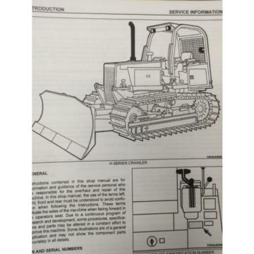 Dressta Komatsu Dresser TD7H TD8H TD9H Dozer Shop Service Manual High SN