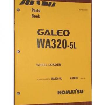 PARTS MANUAL FOR WA320-5L SERIAL A32000 KOMATSU WHEEL LOADER