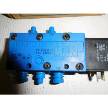 Rexroth 67697-5 Pneumatic Solenoid Valve