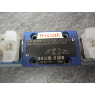 Origin REXROTH DIRECTIONAL VALVE # 4WE6E73/EG24N9K4/A12/62