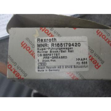 Origin REXROTH LINEAR BEARING # R165179420