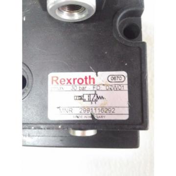 2991116292  A116290010 REXROTH VALVE 567-231 CNOMO 30 BAR 24V AVENTICS PNEAUMAT