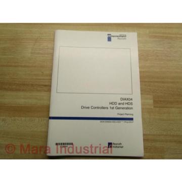 Rexroth Indramat DOK-DIAX04-HDD+HDS Project Planning Manual Pack of 6