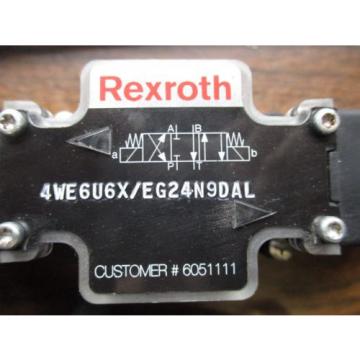 Origin REXROTH HYDRAULIC DIRECTIONAL CONTROL VALVE 4WE6U6X/EG24N9DAL