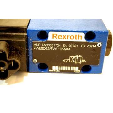 Origin REXROTH R900551704 HYDRAULIC VALVE 4WE6D6X/EW110N9K4