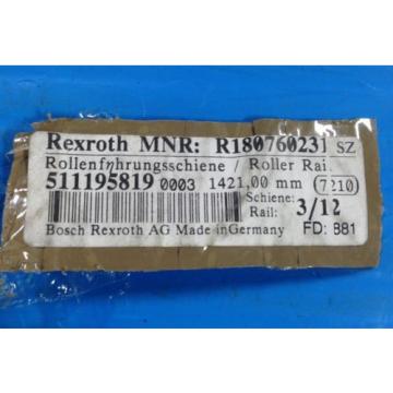 Origin BOSCH REXROTH R180760231 ROLLER RAIL 1421mm/56in Q3