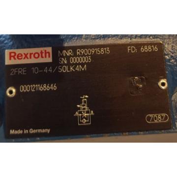 NEW!! USA Canada  REXROTH 2FRE10-44/50LK4M CONTROL VALVE R900915813  2FRE 10-44/50 BOSCH