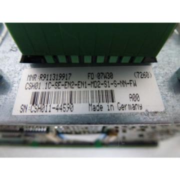 Rexroth Italy Canada SERCOS MNR R911319917, CSH01.1C-SE-EN2-EN1-MD2-S1-S-NN-FW free delivery