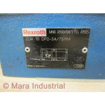 Rexroth Egypt Australia Bosch R900410875 Valve ZDR 10 DP2-54/75YM - New No Box