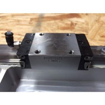 REXROTH  2 Rails  Guide Linear bearing CNC Route  21#034; L x 5#034; W